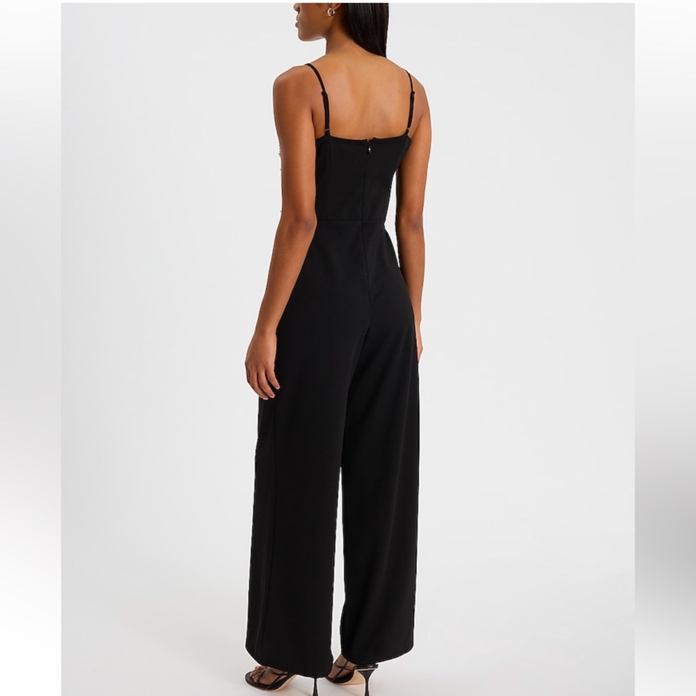 EXPRESS Embellished Sleeveless Jumpsuit - Picture 3 of 7